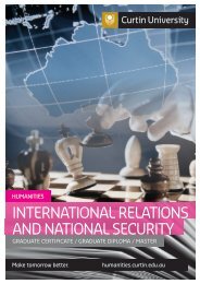 INTERNATIONAL RELATIONS AND NATIONAL SECURITY