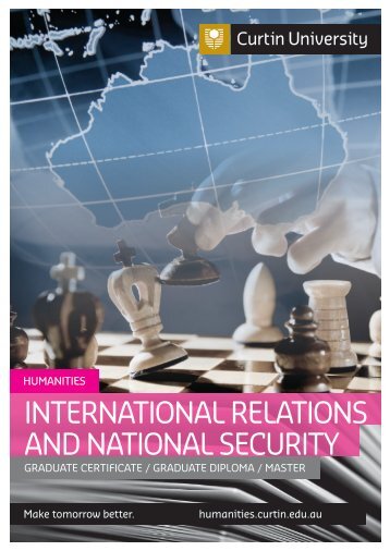 INTERNATIONAL RELATIONS AND NATIONAL SECURITY