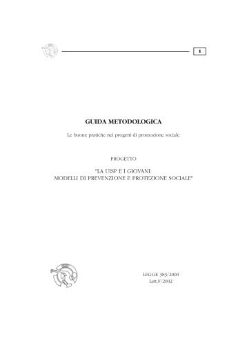 Guida metodologica progetto - legge383-Uisp