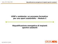 Materiale didattico Valentina Crivellari - legge383-Uisp