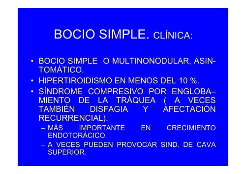 BOCIO SIMPLE.TIROIDITIS - Unidad del Pie y Tobillo