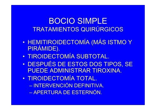 BOCIO SIMPLE.TIROIDITIS - Unidad del Pie y Tobillo