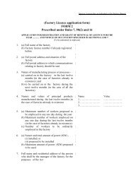 (Factory Licence application form) FORM 2 Prescribed under Rules 7 98(2) and 16