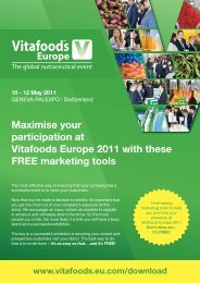 Maximise Your Participation At Vitafoods Europe 2011 With