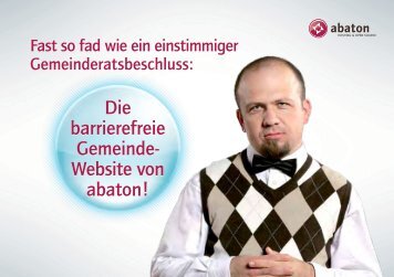 Die barrierefreie Gemeinde- Website von abaton! Die barrierefreie ...