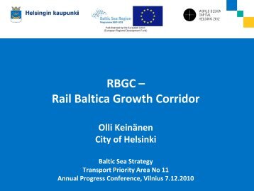 RBGC – Rail Baltica Growth Corridor