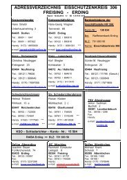 adressverzeichnis eisschützenkreis 306 freising - erding