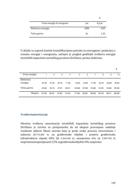 STUDIJA OPRAVDANOSTI PROGLAŠENJA TURISTIČKOG PROSTORA “DIVČIBARE”