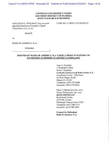 Case 9:11-cv-80331-DTKH Document 25 Entered on FLSD Docket ...
