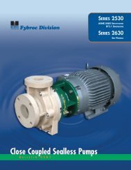 Close Coupled Sealless Pumps