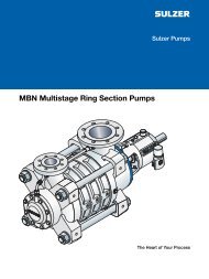 MBN Multistage Ring Section Pumps