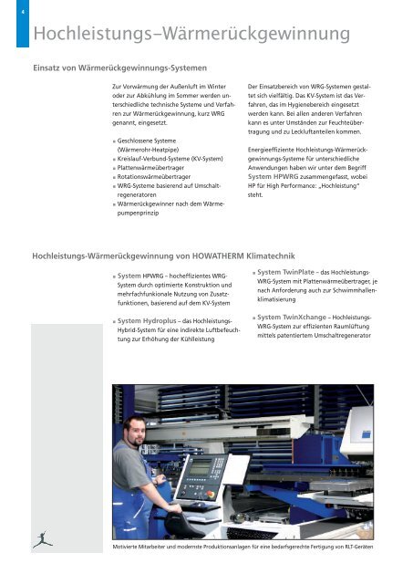 Hochleistungs- Wärmerückgewinnungs-Systeme ... - HOWATHERM