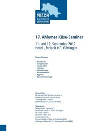 17. Ahlemer Käse-Seminar - Moproweb