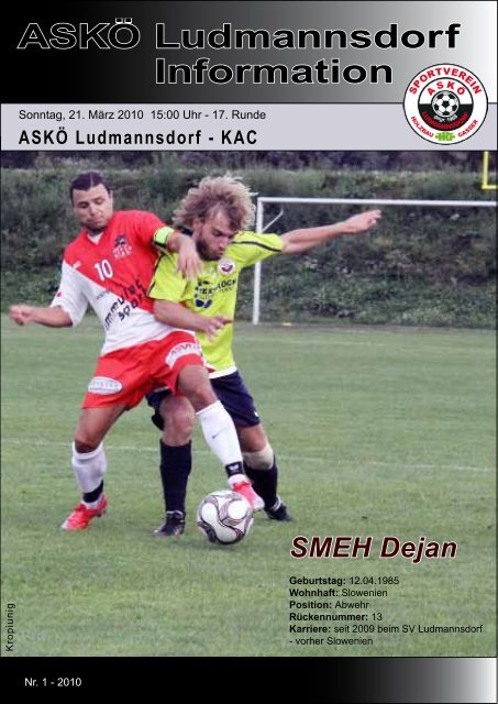 ASKÖ Ludmannsdorf Information - Sportverein Ludmannsdorf