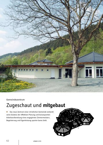 Zugeschaut und mitgebaut - Hartwig Heinz Holzbauplanung