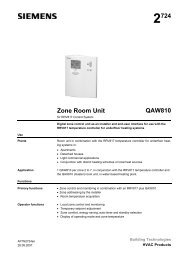 2724 Zone Room Unit QAW810