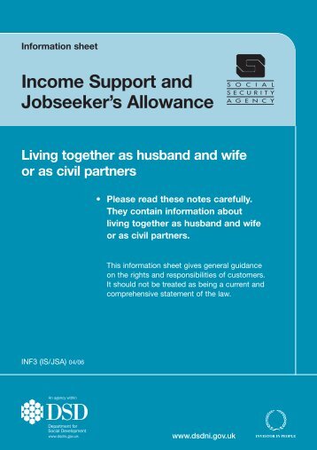 Living together as husband and wife or as civil partners
