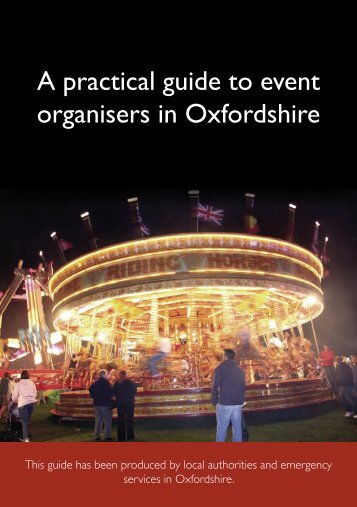 Event safety guide.indd - South Oxfordshire District Council