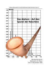 Das Alphorn - Auf den Spuren der Naturtöne - Alphornmusik.ch
