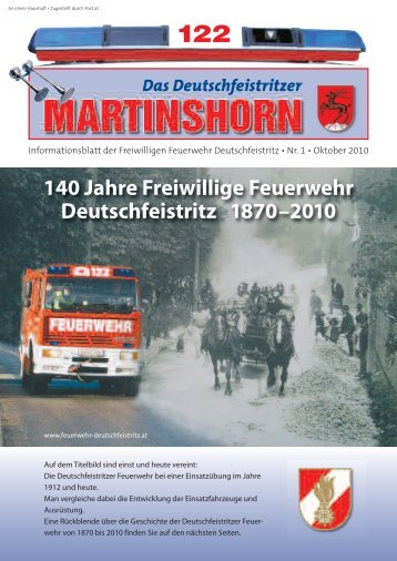 8121 Deutschfeistritz - Freiwillige Feuerwehr Deutschfeistritz