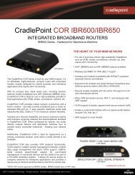 CradlePoint COR IBR600/IBR650