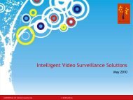 Intelligent Video Surveillance Solutions