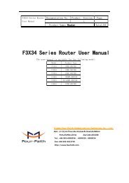 F3X34 Series Router User Manual