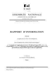 N 3623 ASSEMBLÉE NATIONALE RAPPORT D’INFORMATION