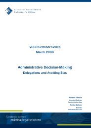Administrative Decision-Making Delegations and Avoiding Bias