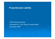 Proportionate Liability