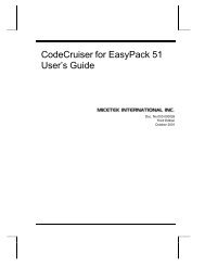 CodeCruiser for EasyPack 51 User’s Guide