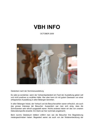 VBH INFO - Verband Brienzer Holzbildhauer