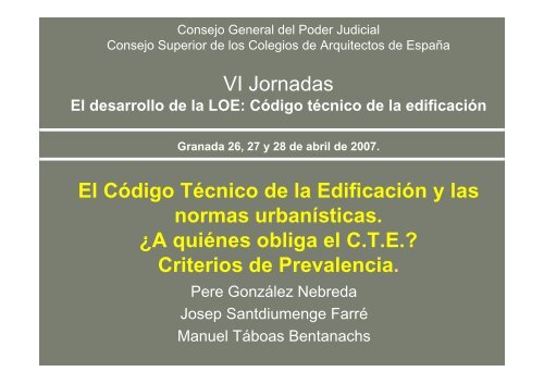 El CTE y las NNUU