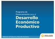 Desarrollo Económico Productivo