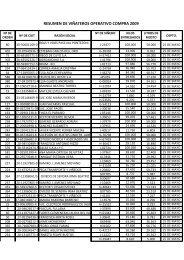 RESUMEN DE VIÑATEROS OPERATIVO COMPRA 2009