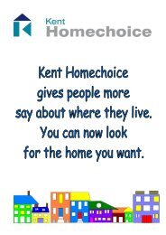 How do I get on to Kent Homechoice? When can I bid for homes?