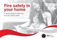 Fire safety in your home