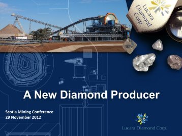 A New Diamond Producer