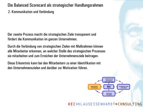 Die Balanced Scorecard als kennzahlengestütztes ...