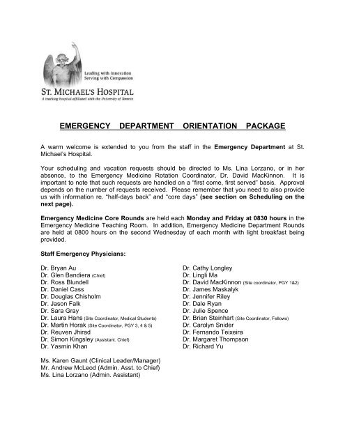 What Do I Need To Know About Triage St Michael S Hospital
