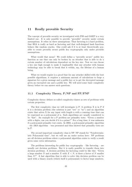 RSA-PSS â Provably secure RSA Signatures and their ...