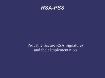 RSA-PSS