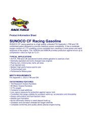 SUNOCO CF Racing Gasoline - Horag