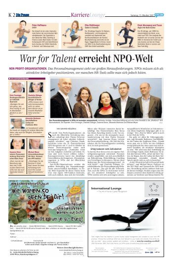 War for Talent erreicht NPO-Welt - Contrast Management-Consulting