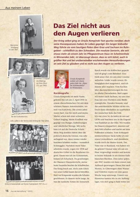 Das Magazin 1/2010 - Evangelische Heimstiftung