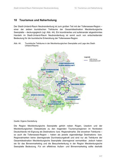 Rahmenplan Stadt-Umland-Raum Neubrandenburg