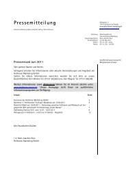 Pressemitteilung - Heilbronn Marketing GmbH