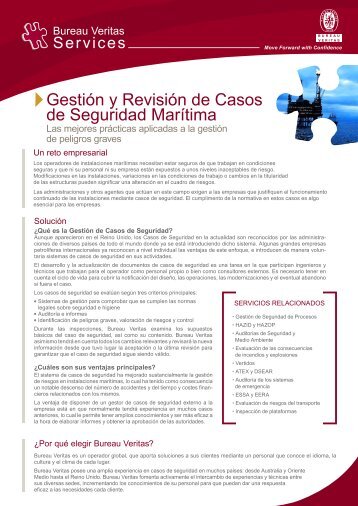 Gestión y Revisión de Casos de Seguridad Marítima