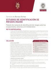 Más información en la ficha de servicio PDF - Bureau Veritas