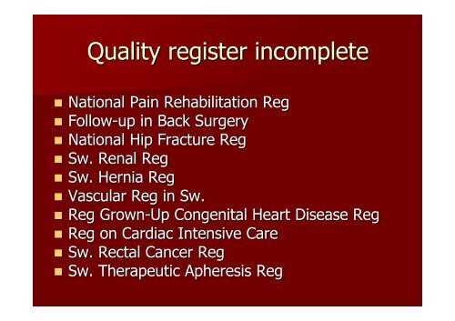 Swedish registers